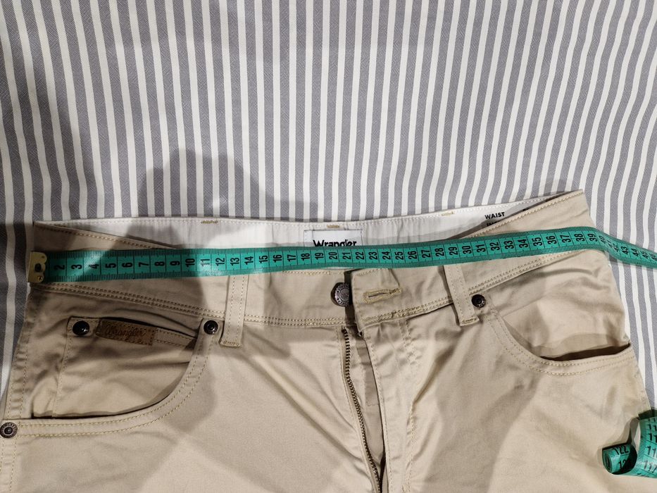 Spodnie męskie Wrangler W32 L34 Texas Slim Authentic Slim 98% bawełna