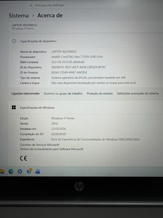 Portátil HP + Rato