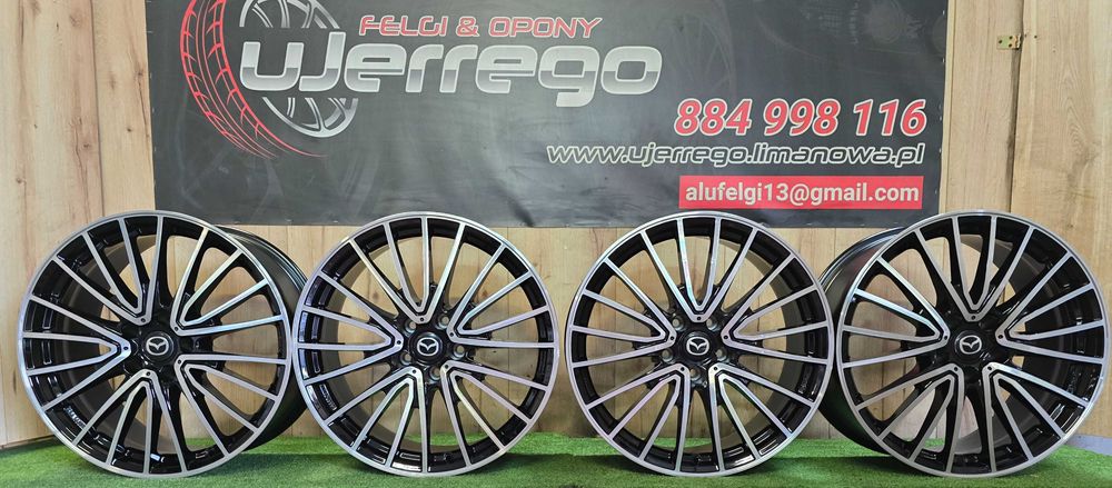 NOWE ALUFELGI MAZDA 19x5x114,3 -Mazda3,5,Cx30,Cx3,Cx5,Cx60,Cx7,Cx9,Mx5