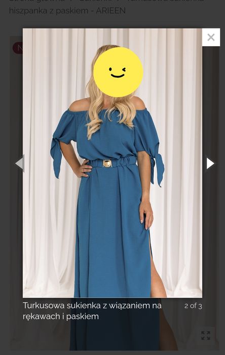 Sukienka hiszpanka wieczorowa długa  42 arieen