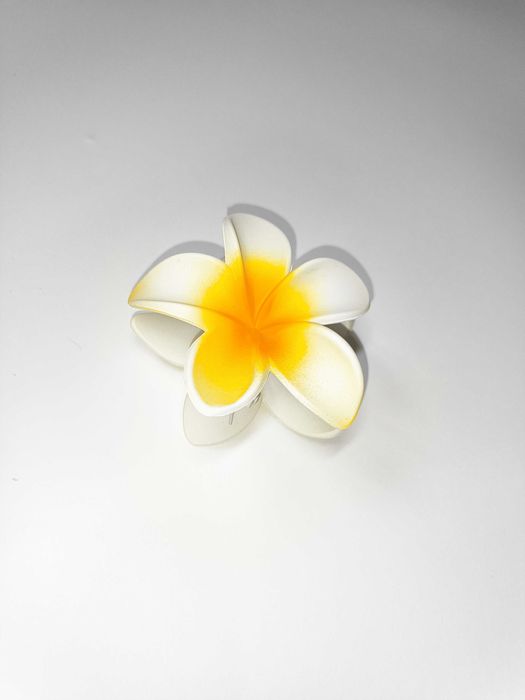 Spinka kwiat kwiatek żółta duża