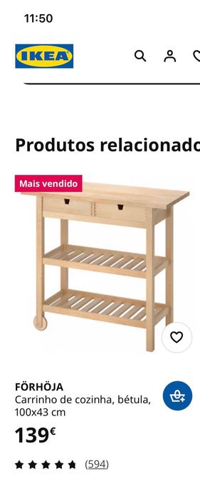 Movél cozinha Ikea - Carrinho de cozinha