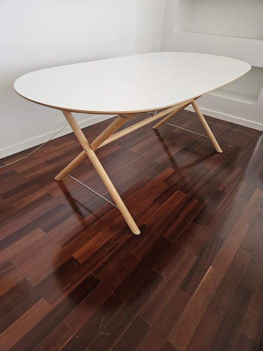 Mesa Jantar Ikea Dalshult 185 x 90