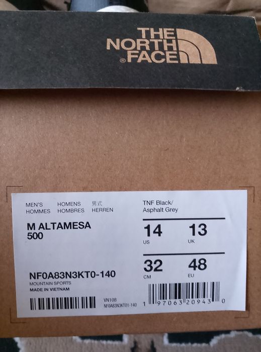 Buty  The North Face Altamesa 500 rozmiar 48 trailowe