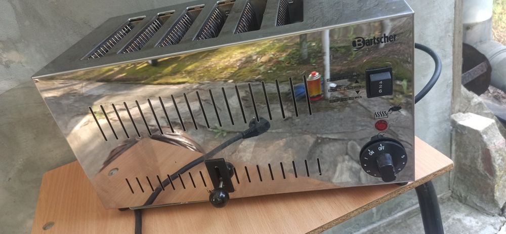 Toster gastronomiczny bartscher ETS 6 na 6 kromek