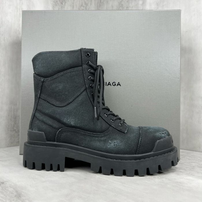 Нові Balenciaga Strike Destroy Combat Boots Black/Преміум якість!