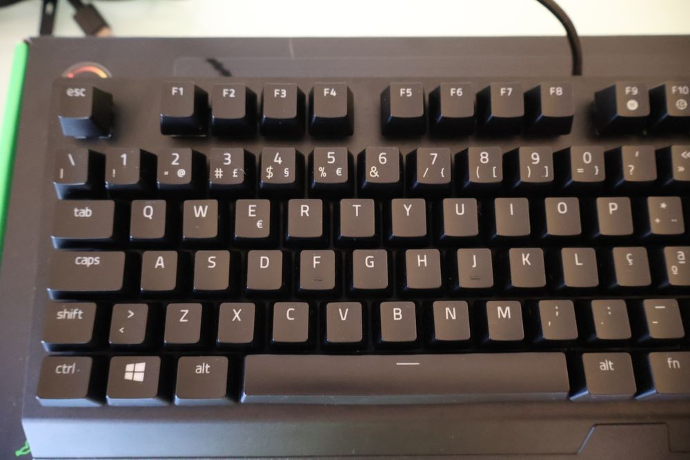 Teclado Gaming Razer BlackWidow V3 - Layout PT - Green Switches