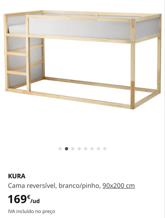 Cama/beliche Kura IKEA