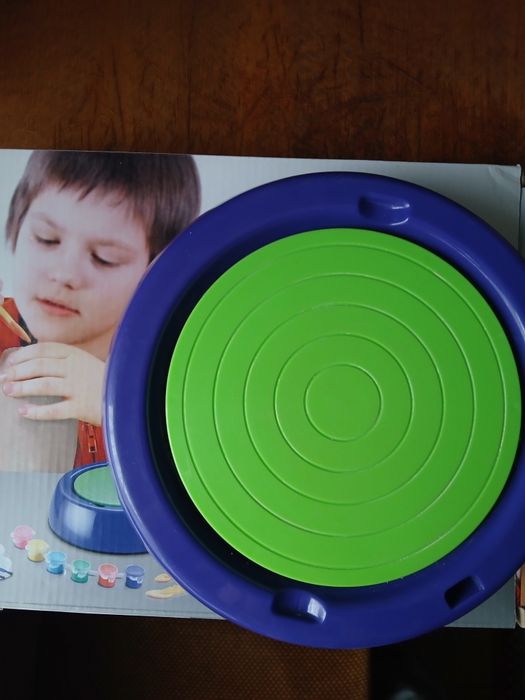 Дитячий гончарний круг+інструменти