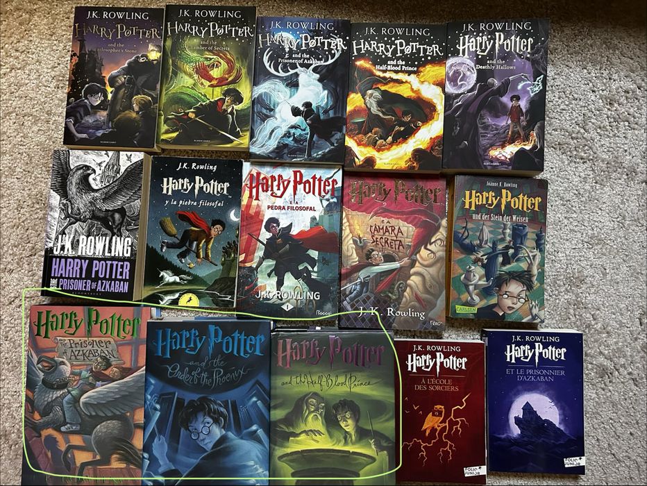 Harry Potter - várias linguas