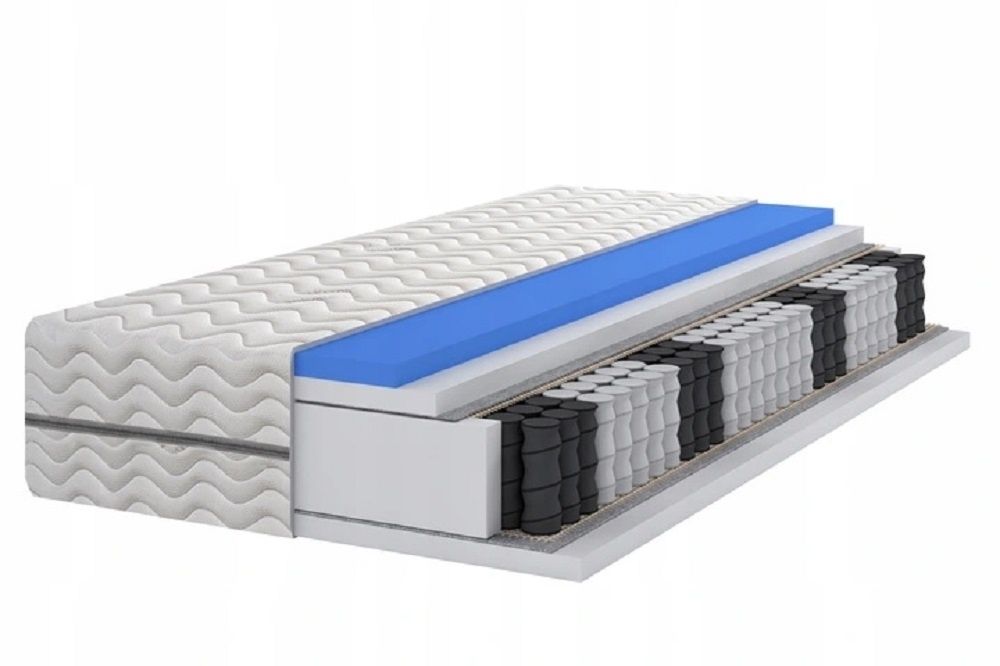 Materac Pocket 7 stref Visco 160x200 H2/H2 20 cm Q