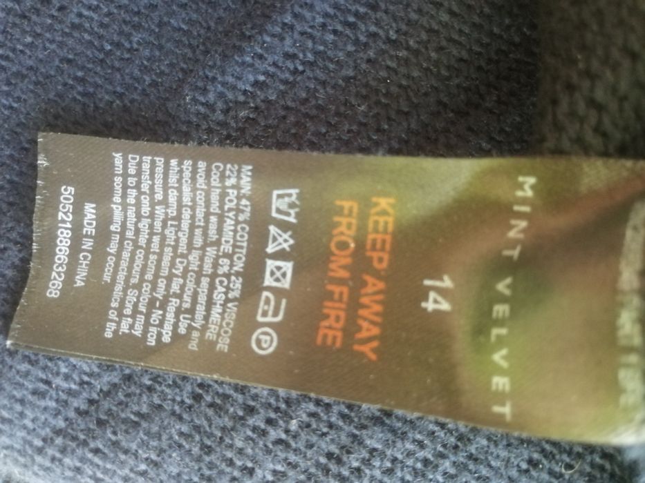 Mint Velvet sweter, kardigan, granatowy r. L, 40, XL, 42