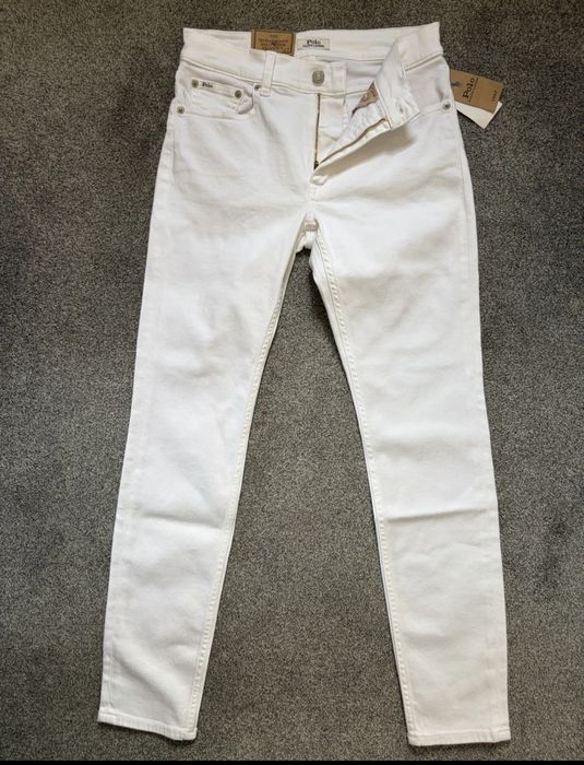 Białe jeansy Polo Ralph Lauren, rozmiar 26 ( s) nowe z metką