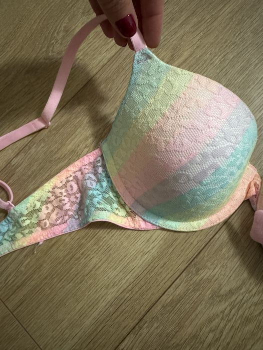 Яскравий та ніжний комплект білизни pink (victoria's secret)