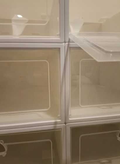 20x Organizer Pudełko na Buty do Szafy Modułowe Pudełka Zestaw Regał