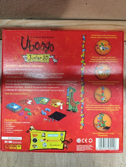 Ubongo Junior 3D. Kompletna.