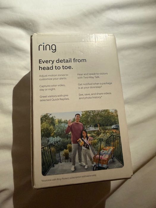 Wideodomofon Dzwonek do drzwi z kamerą Ring Battery Plus