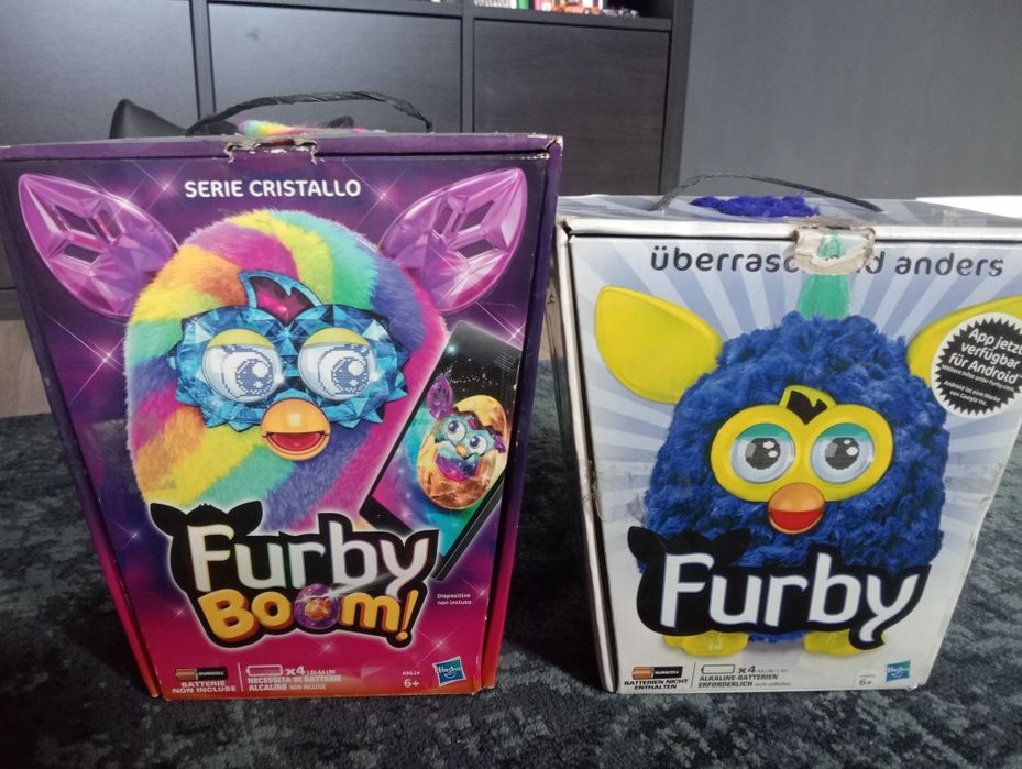 zestaw Furby crystal i furby z irokezem