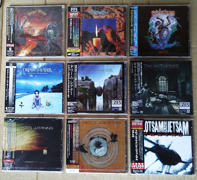 CD's Metal, Edições Japonesas (Novos/Selados)