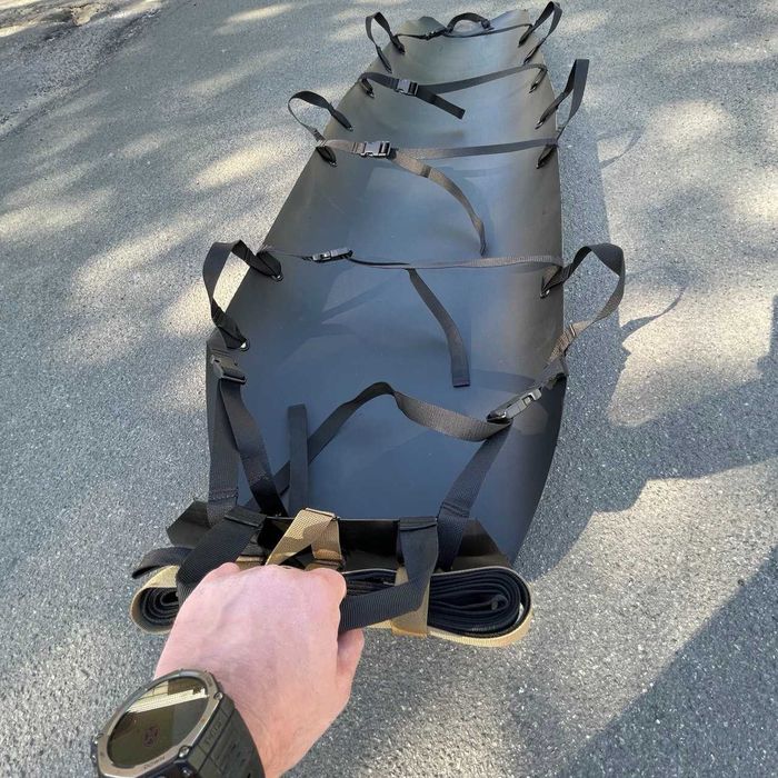 Евакуаційні пластикові ноші волокуші Cobra ultra M (215 см х 60см)