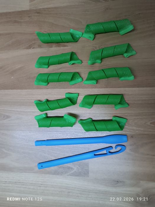 Papiloty sprężarki do włosów