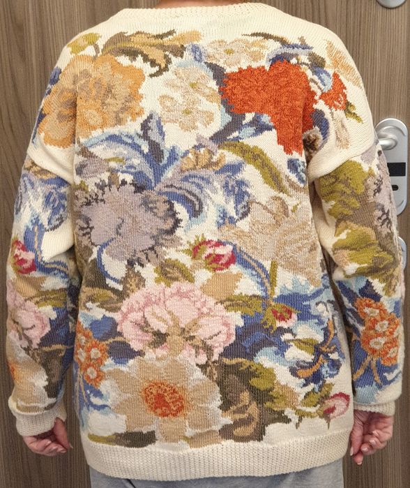 Vintage sweter wełna James Seaton jak nowy