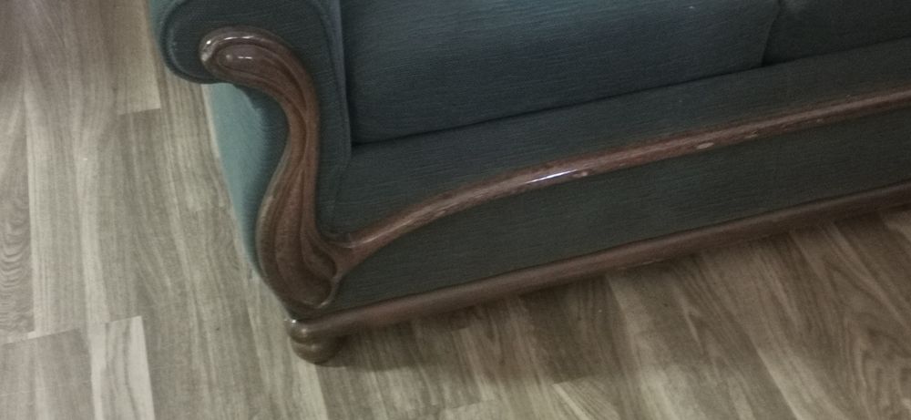 Sofá 3 lug. com Cama - Como Novo