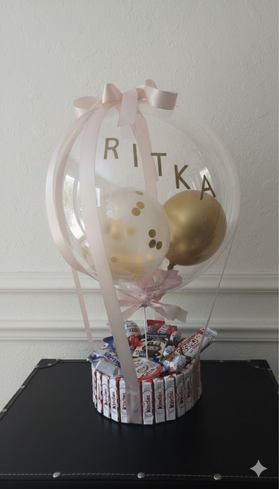 Box z balonem personalizowany  na zamowienie