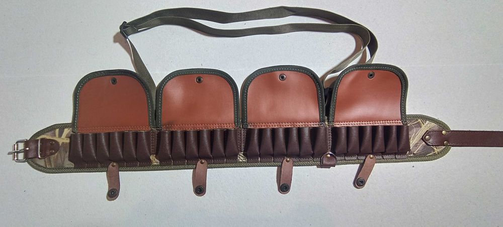 Патронташ камуфляжный закрытый на 24 патр.(12,16к)