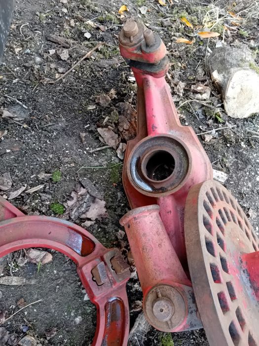 Prensa esmagadora de uvas.