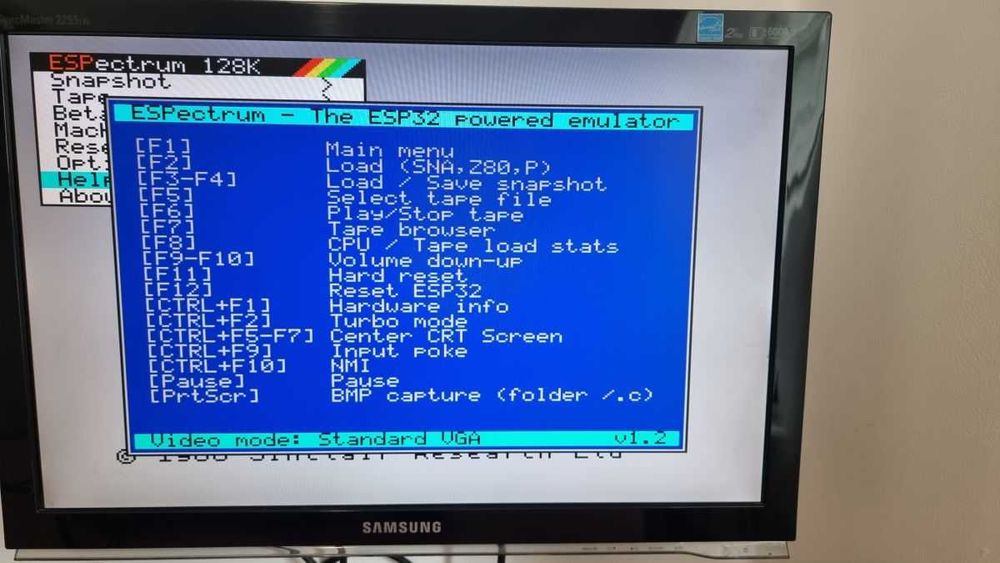ESPectrum, obudowa, klawiatura, fpga