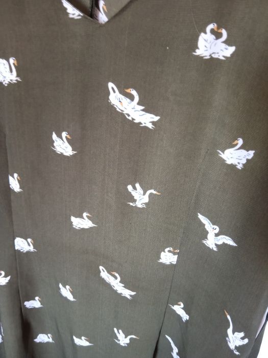 Vestido cisnes tamanho M verão