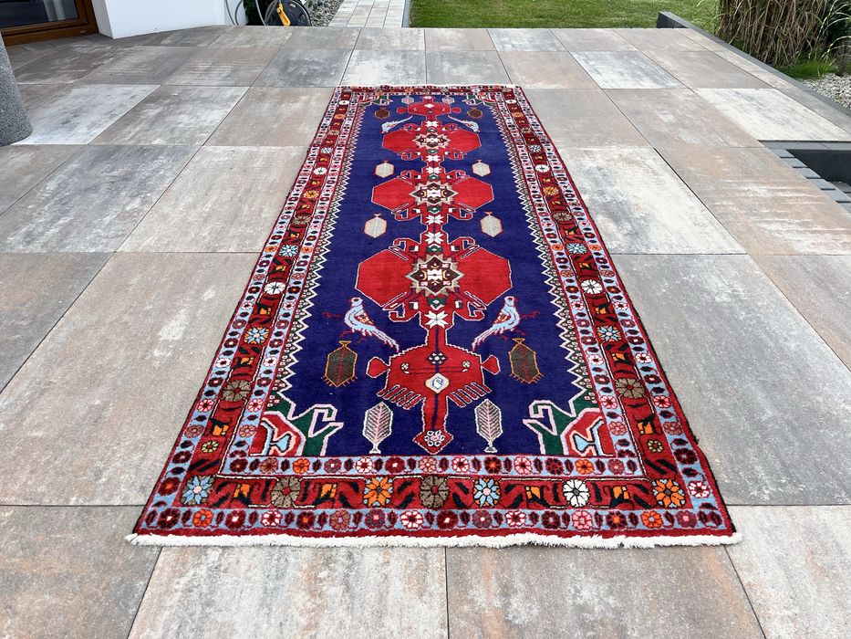 Perski chodnik Saveh 107 × 303 cm | ręcznie tkany | 100% wełna