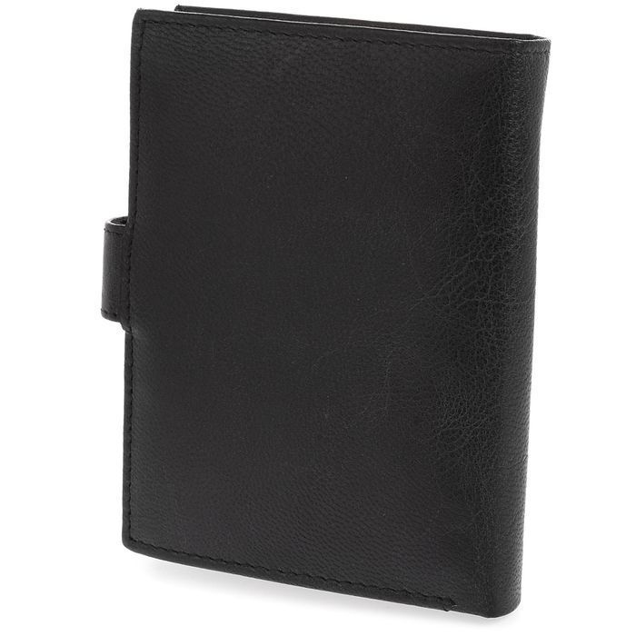 Portfel męski ze skóry z RFID ochrona  Bellugio czarny skórzany modny
