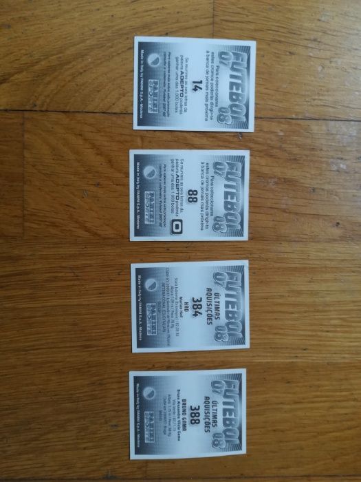 Cromos da coleção "Futebol 2007/08"