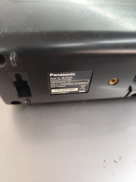 3 Colunas + Subwoofer Panasonic