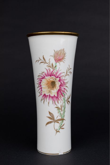 Alka Kunst Königin der Nacht wazon porcelanowy ręcznie malowany