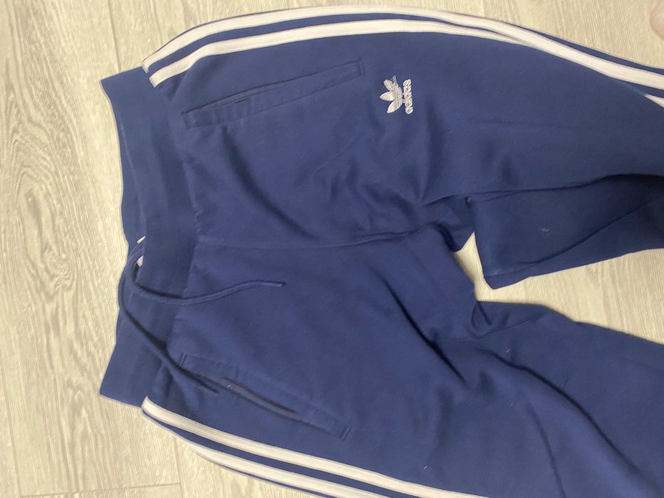 Спортивні штани adidas теплі на мікрофлісі