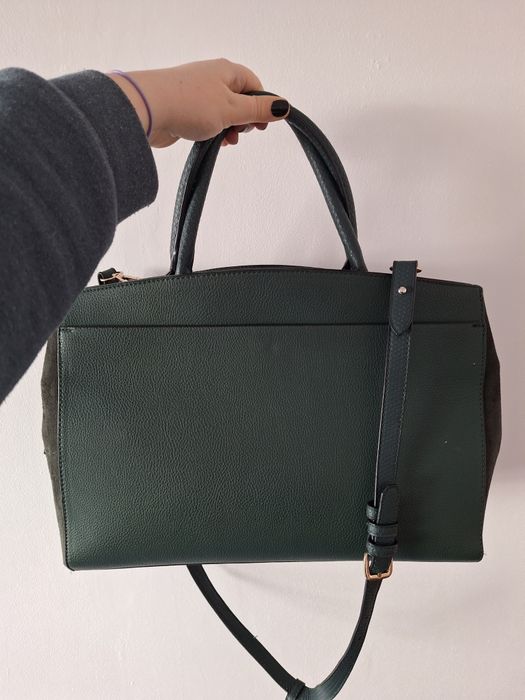 Torebka ciemnozielona