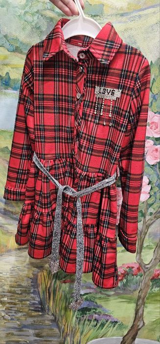 Нарядное детское платье 5 6 лет 116см