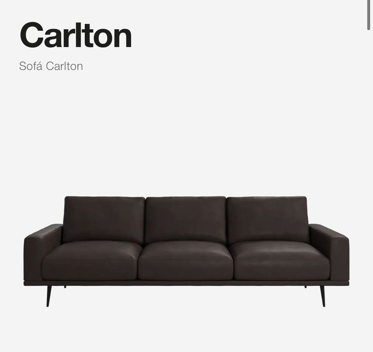 Sofá 4 Lugares Couro BoConcept