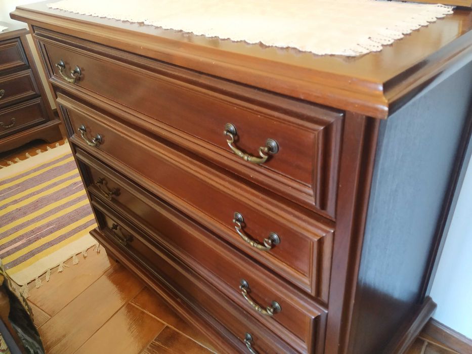 Mobília de quarto clássica