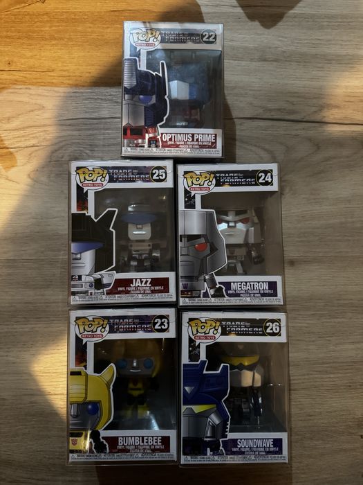 Funko pop stranger things e transformers