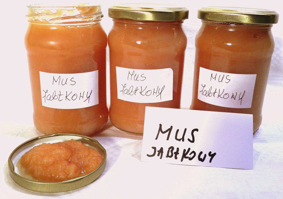 Mus dżem jabłkowy -pasteryzowany