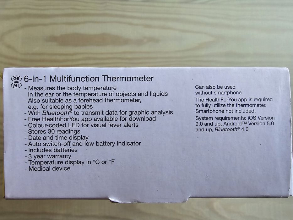Termometr 6w1 z Bluetooth - SilverCrest - nowy
