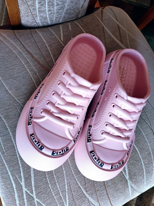 NOWE różowe klapki damskie 37