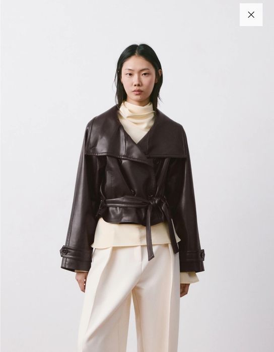 Шоколадна куртка Mango