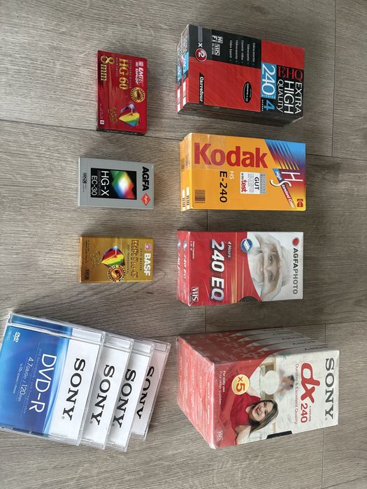 Kasety vhs i inne