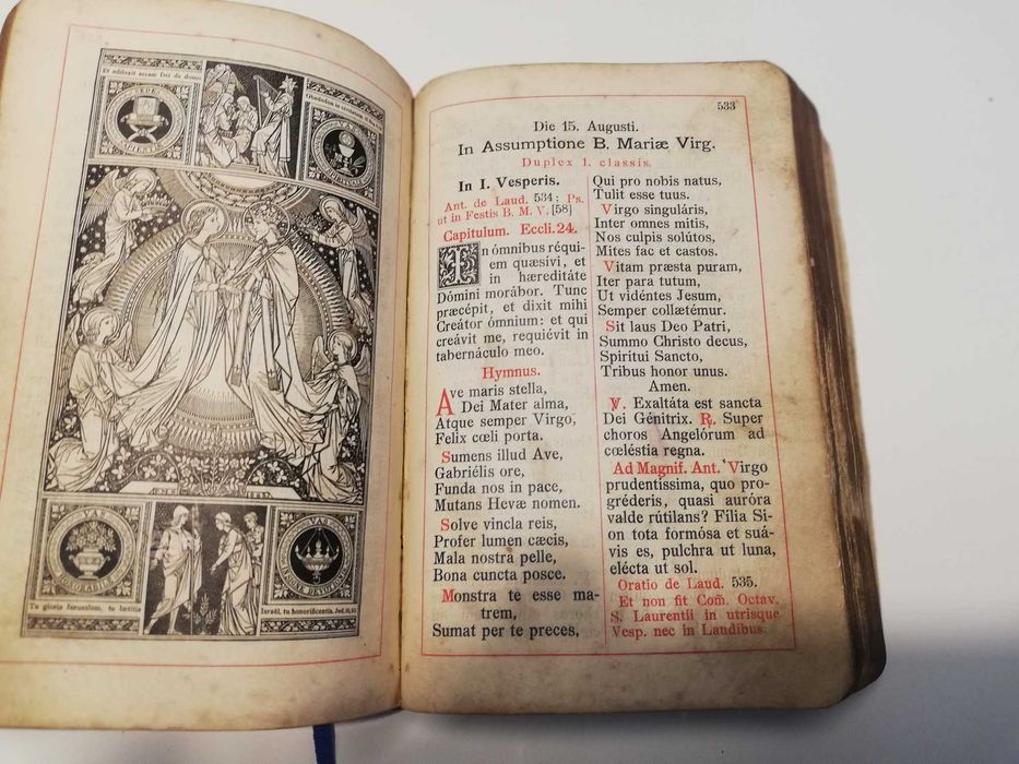 Horae Diurnae. Breviarii Romani, 1903r.