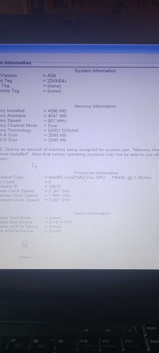 Ноутбук Dell Latitude E6400 14" 4GB RAM/0 HDD